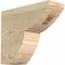 Ekena Millwork Crestline Rough Sawn Rafter Tail, Douglas Fir, 4"W x 10"H x 12"L RFT04X10X12CRE00RDF - alternate 1